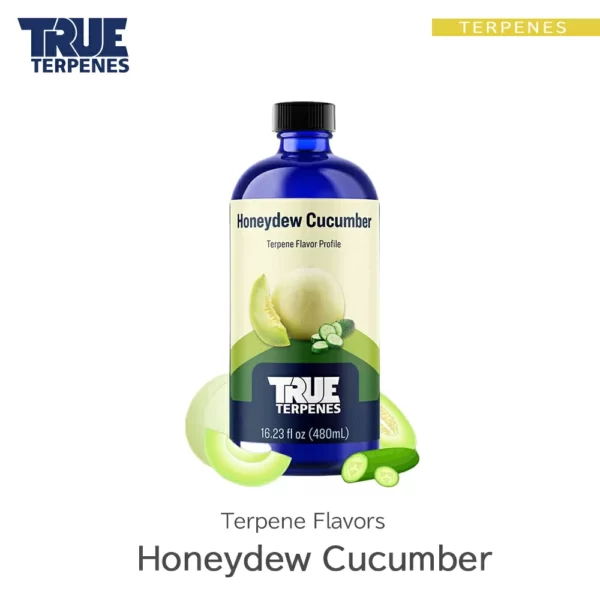 TRUE TERPENES Honeydew Cucumber（ハニーデューキューカンバー）Terpene Flavors テルペンのボトルと商品名
