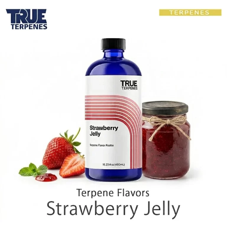 TRUE TERPENES Strawberry Jelly（ストロベリージェリー）Terpene Flavors テルペンのボトルと商品名