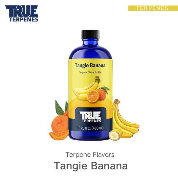 TRUE TERPENES Tangie Banana（タンジーバナナ）Terpene Flavors テルペンのボトルと商品名