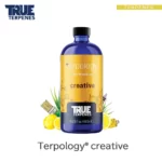 TRUE TERPENES creative（クリエイティブ）Terpology テルペンのボトルと商品名