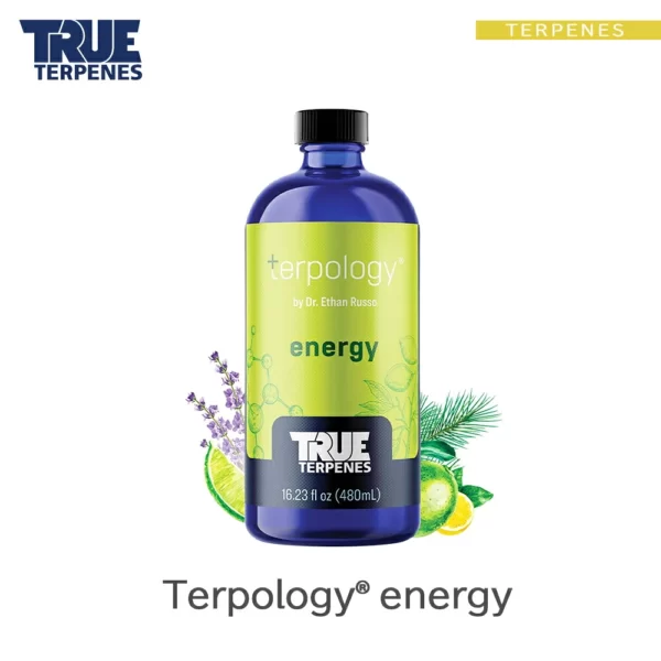 TRUE TERPENES energy（エナジー）Terpology テルペンのボトルと商品名